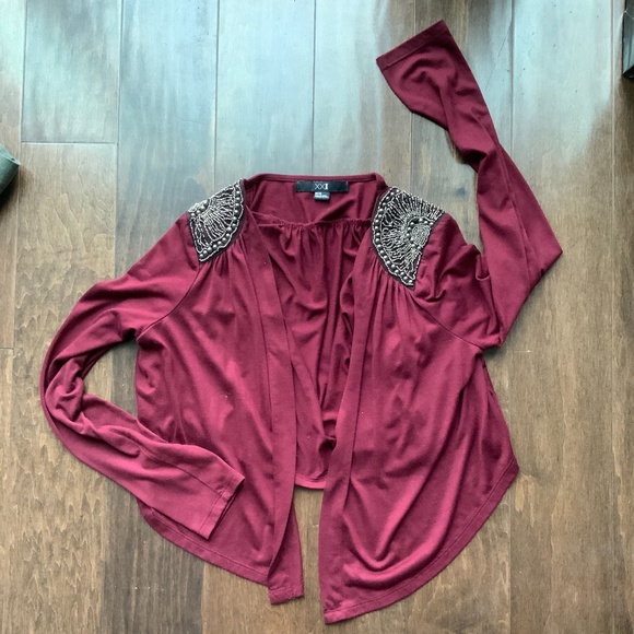 FOREVER 21 Cardigan Beaded. Size M. - Picture 1 of 6